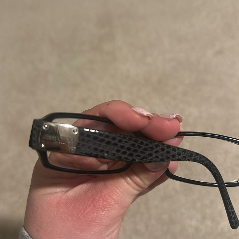 Jimmy Choo Chic Black Rectangular Prescription Gl… - image 6